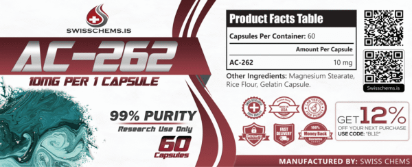 AC-262 (Accadrine), (10mg/capsule) 60 Capsules