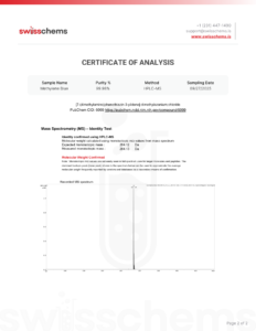 SC Methylene Blue COA 2